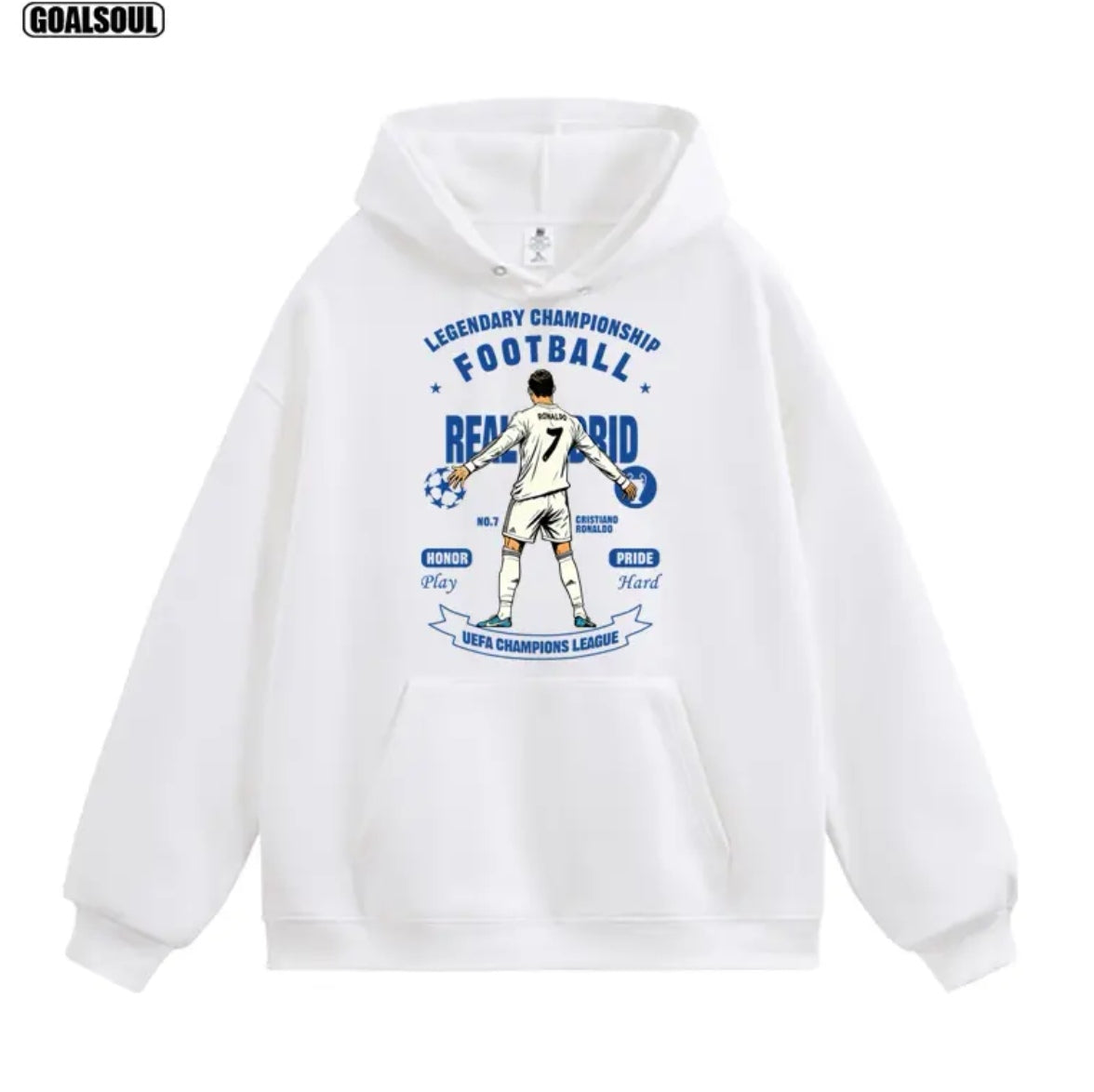 Cristiano Ronaldo No. 7 Fall/Winter Oversized Hoodie