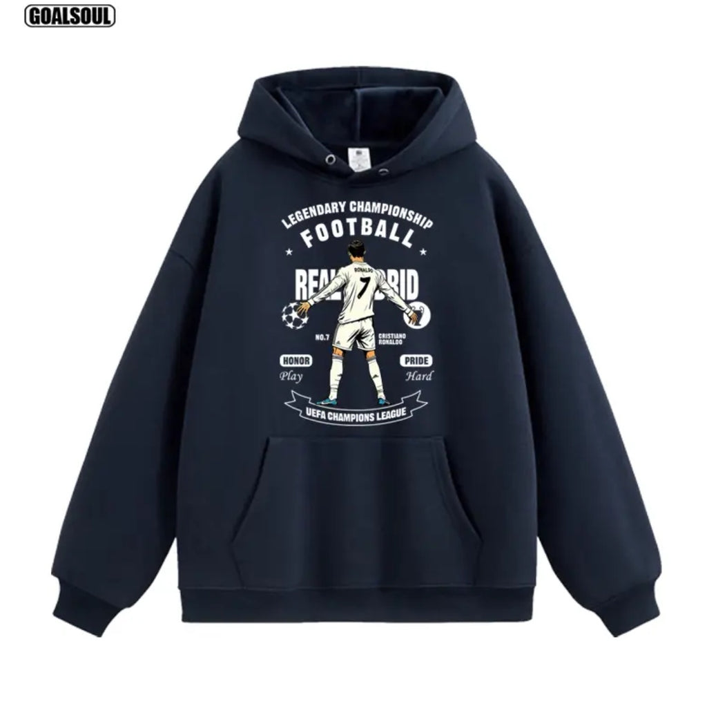 Cristiano Ronaldo No. 7 Fall/Winter Oversized Hoodie