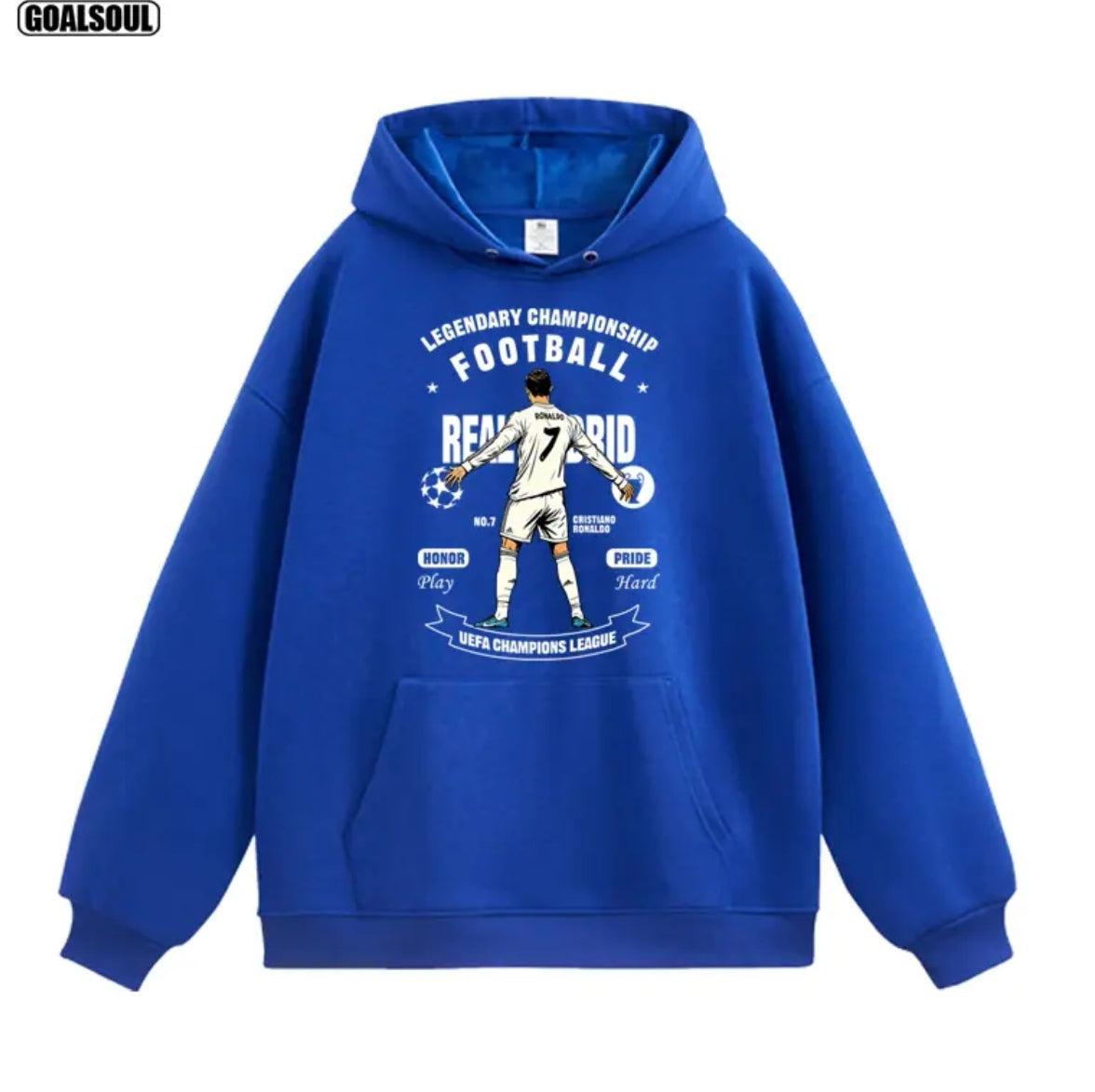 Cristiano Ronaldo No. 7 Fall/Winter Oversized Hoodie