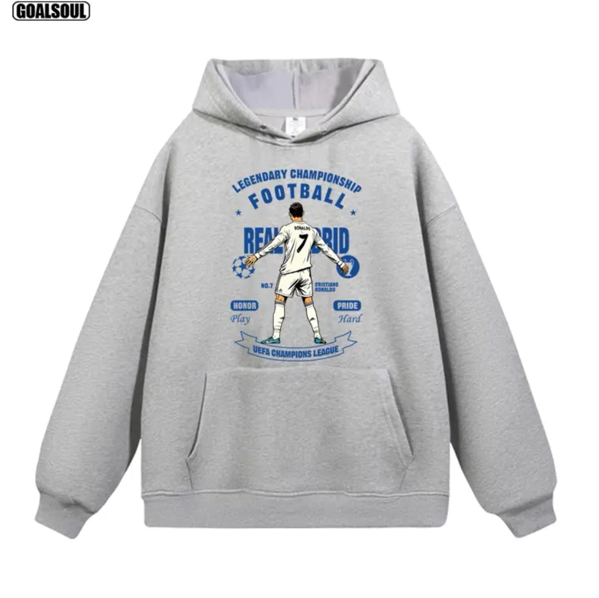 Cristiano Ronaldo No. 7 Fall/Winter Oversized Hoodie