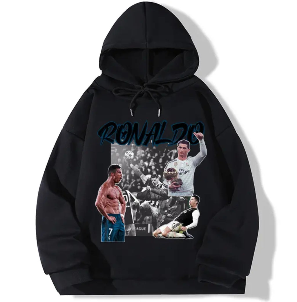 Cristiano Ronaldo No. 7 Fall/Winter Oversized Hoodie