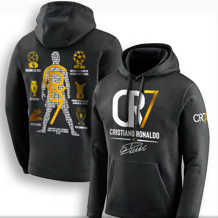 Cristiano Ronaldo No. 7 Fall/Winter Oversized Hoodie