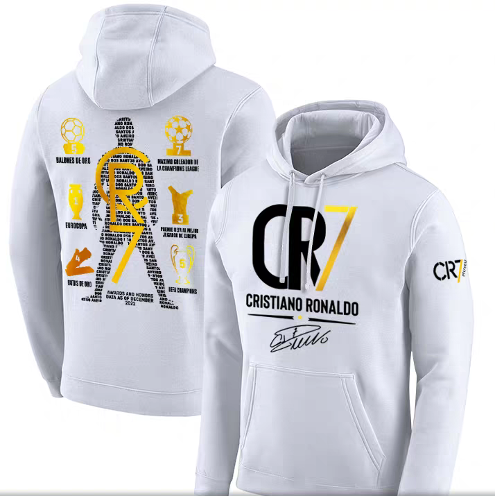 Cristiano Ronaldo No. 7 Fall/Winter Oversized Hoodie