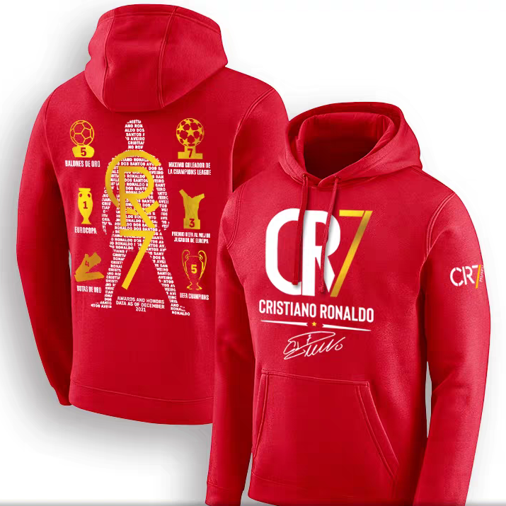 Cristiano Ronaldo No. 7 Fall/Winter Oversized Hoodie