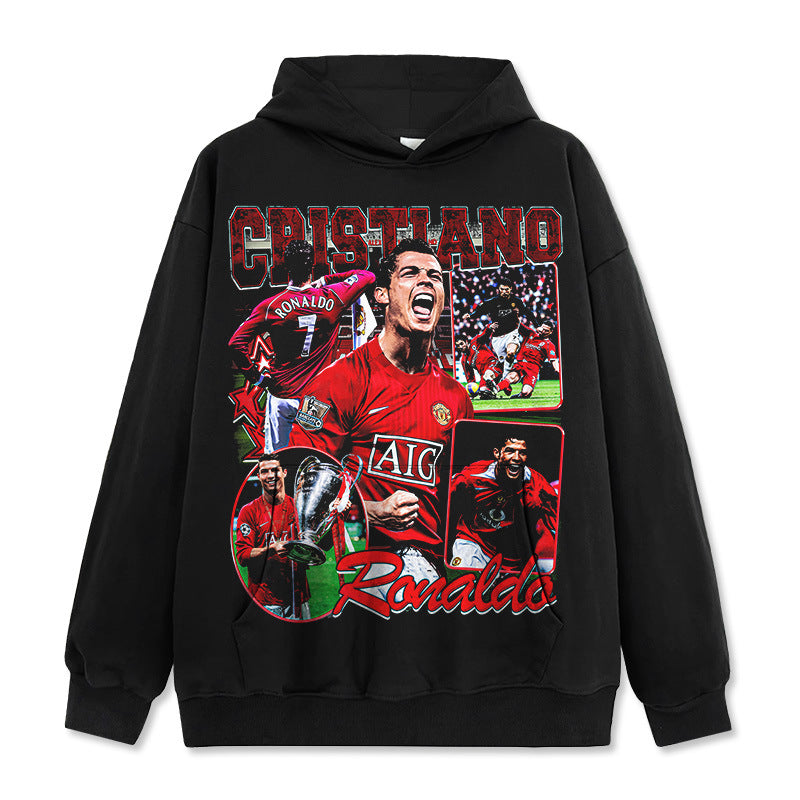 Cristiano Ronaldo No. 7 Fall/Winter Oversized Hoodie