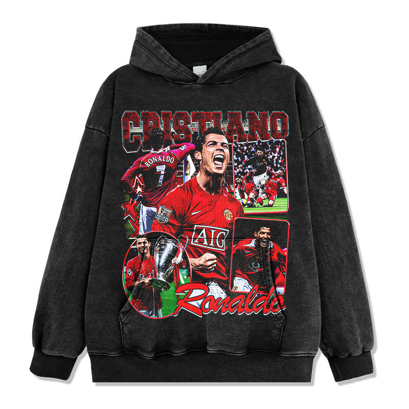Cristiano Ronaldo No. 7 Fall/Winter Oversized Hoodie