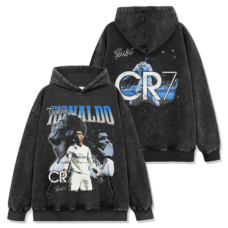 Cristiano Ronaldo No. 7 Fall/Winter Oversized Hoodie