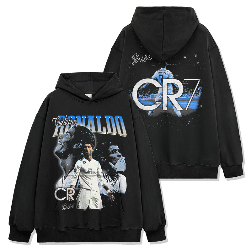 Cristiano Ronaldo No. 7 Fall/Winter Oversized Hoodie