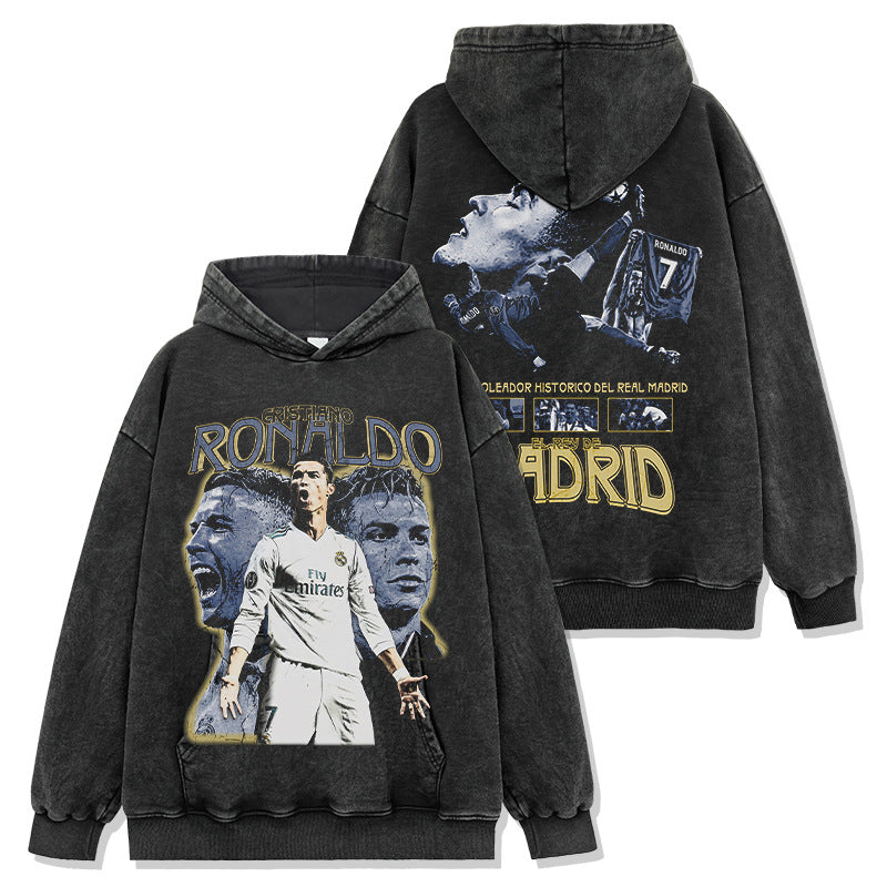 Cristiano Ronaldo No. 7 Fall/Winter Oversized Hoodie