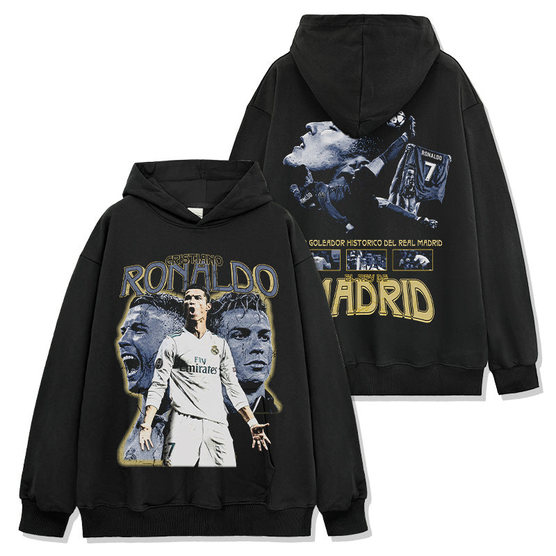 Cristiano Ronaldo No. 7 Fall/Winter Oversized Hoodie