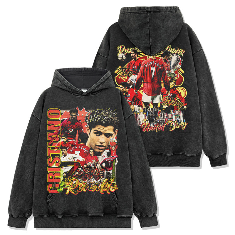 Cristiano Ronaldo No. 7 Fall/Winter Oversized Hoodie