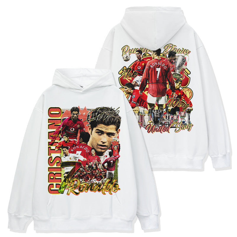 Cristiano Ronaldo No. 7 Fall/Winter Oversized Hoodie