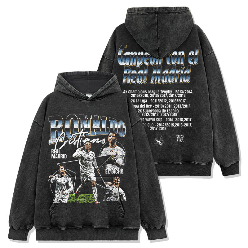 Cristiano Ronaldo No. 7 Fall/Winter Oversized Hoodie