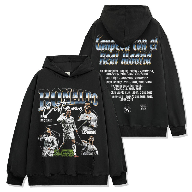 Cristiano Ronaldo No. 7 Fall/Winter Oversized Hoodie