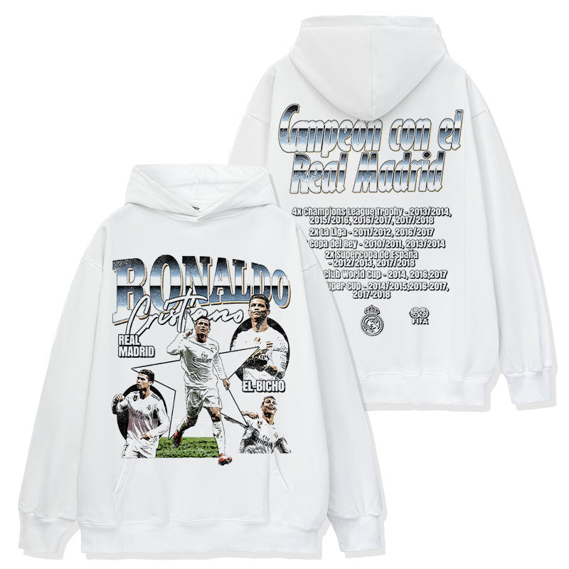 Cristiano Ronaldo No. 7 Fall/Winter Oversized Hoodie