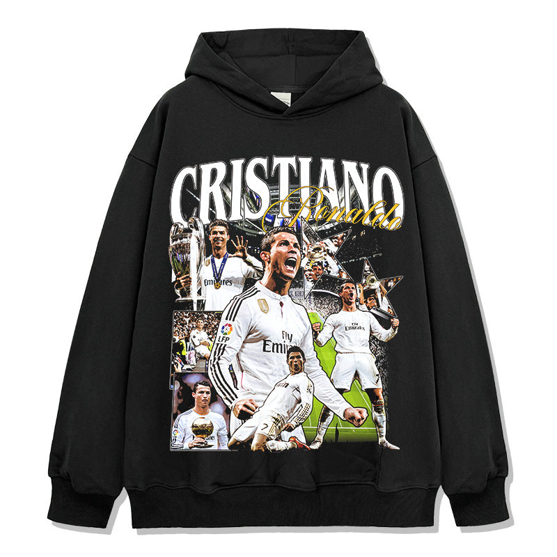 Cristiano Ronaldo No. 7 Fall/Winter Oversized Hoodie