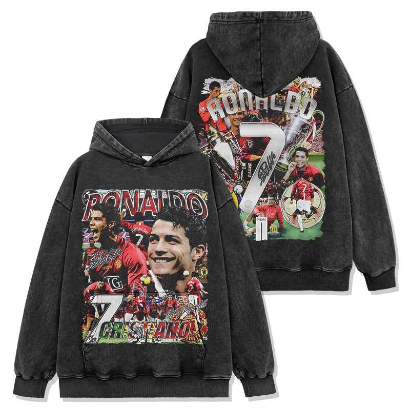 Cristiano Ronaldo No. 7 Fall/Winter Oversized Hoodie