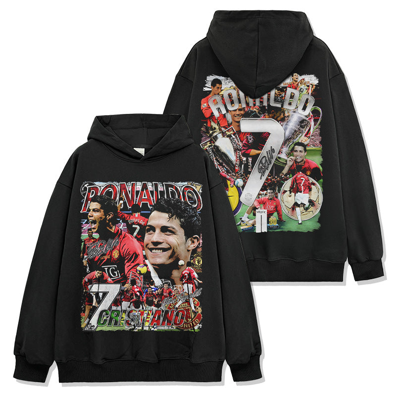 Cristiano Ronaldo No. 7 Fall/Winter Oversized Hoodie