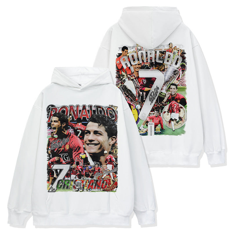 Cristiano Ronaldo No. 7 Fall/Winter Oversized Hoodie