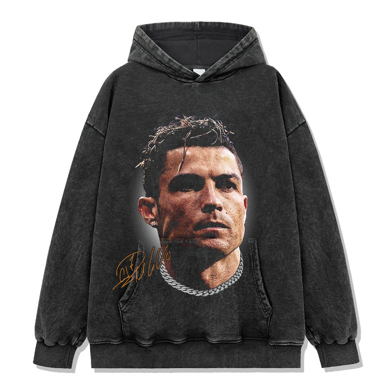 Cristiano Ronaldo No. 7 Fall/Winter Oversized Hoodie