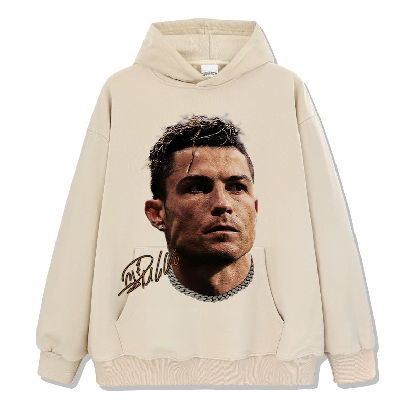 Cristiano Ronaldo No. 7 Fall/Winter Oversized Hoodie