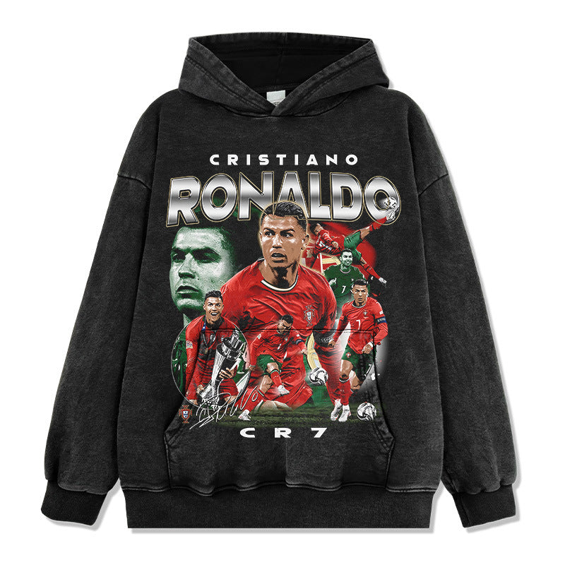 Cristiano Ronaldo No. 7 Fall/Winter Oversized Hoodie