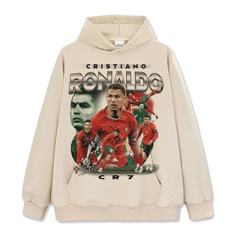 Cristiano Ronaldo No. 7 Fall/Winter Oversized Hoodie