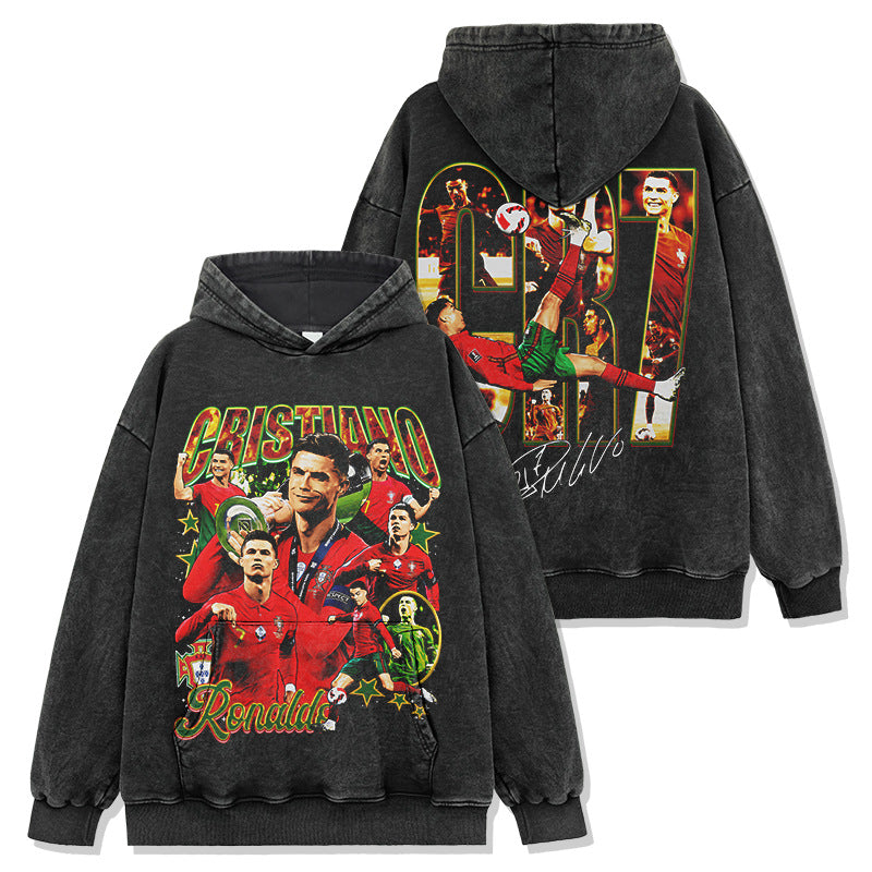 Cristiano Ronaldo No. 7 Fall/Winter Oversized Hoodie