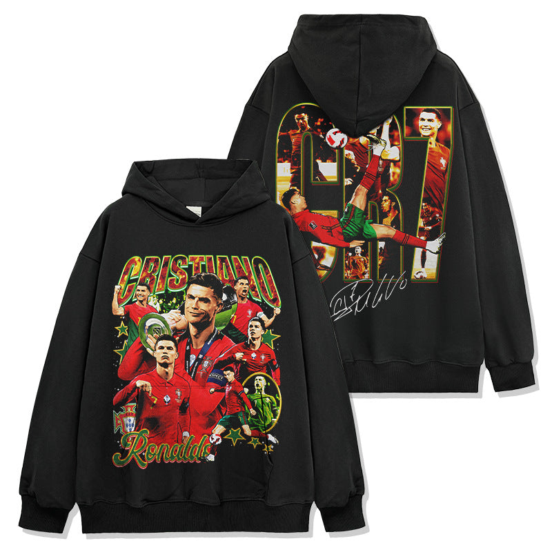 Cristiano Ronaldo No. 7 Fall/Winter Oversized Hoodie
