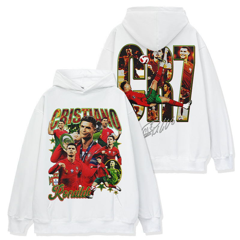 Cristiano Ronaldo No. 7 Fall/Winter Oversized Hoodie