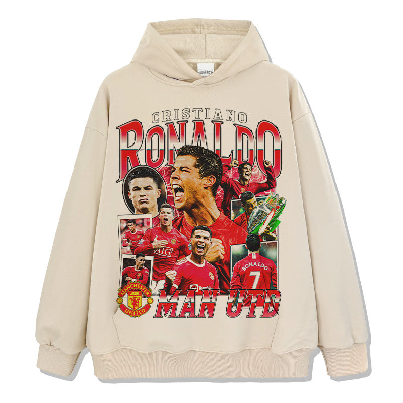 Cristiano Ronaldo No. 7 Fall/Winter Oversized Hoodie
