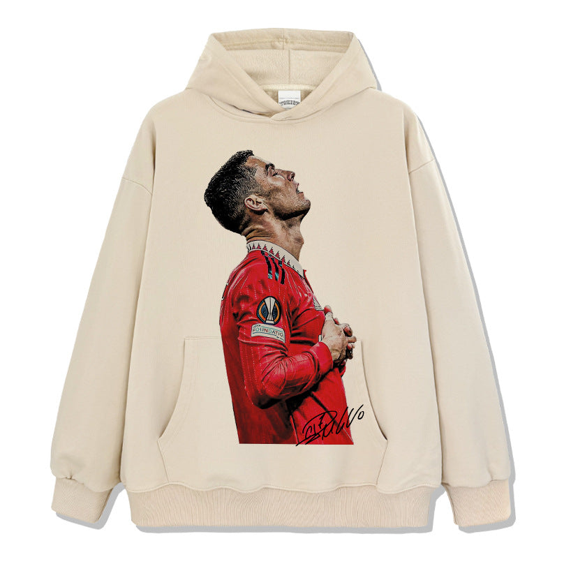 Cristiano Ronaldo No. 7 Fall/Winter Oversized Hoodie