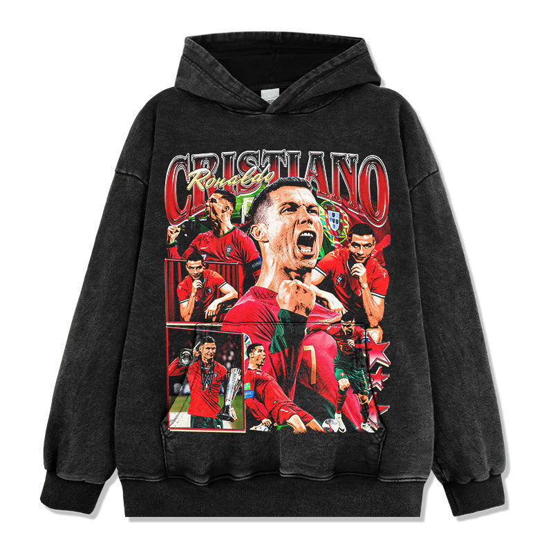 Cristiano Ronaldo No. 7 Fall/Winter Oversized Hoodie