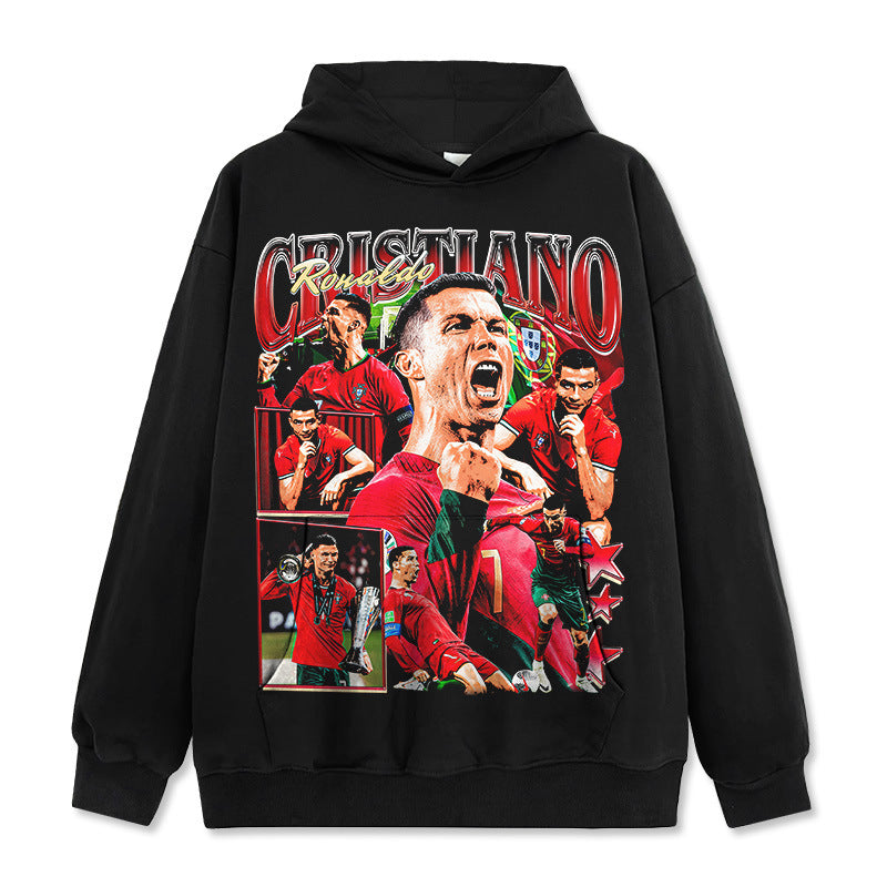 Cristiano Ronaldo No. 7 Fall/Winter Oversized Hoodie