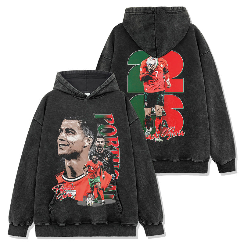 Cristiano Ronaldo No. 7 Fall/Winter Oversized Hoodie
