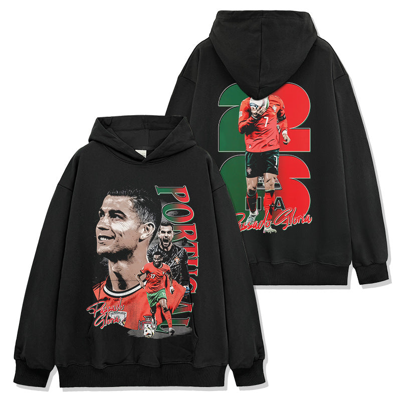 Cristiano Ronaldo No. 7 Fall/Winter Oversized Hoodie