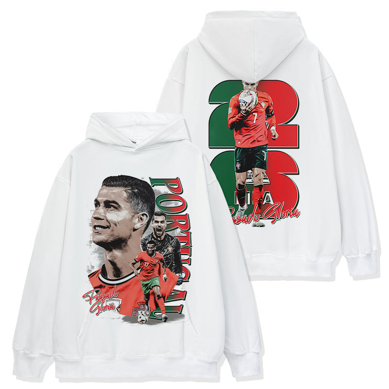 Cristiano Ronaldo No. 7 Fall/Winter Oversized Hoodie