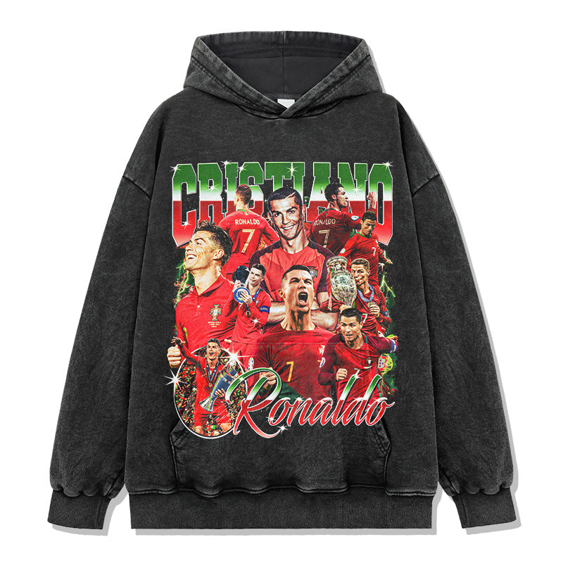 Cristiano Ronaldo No. 7 Fall/Winter Oversized Hoodie