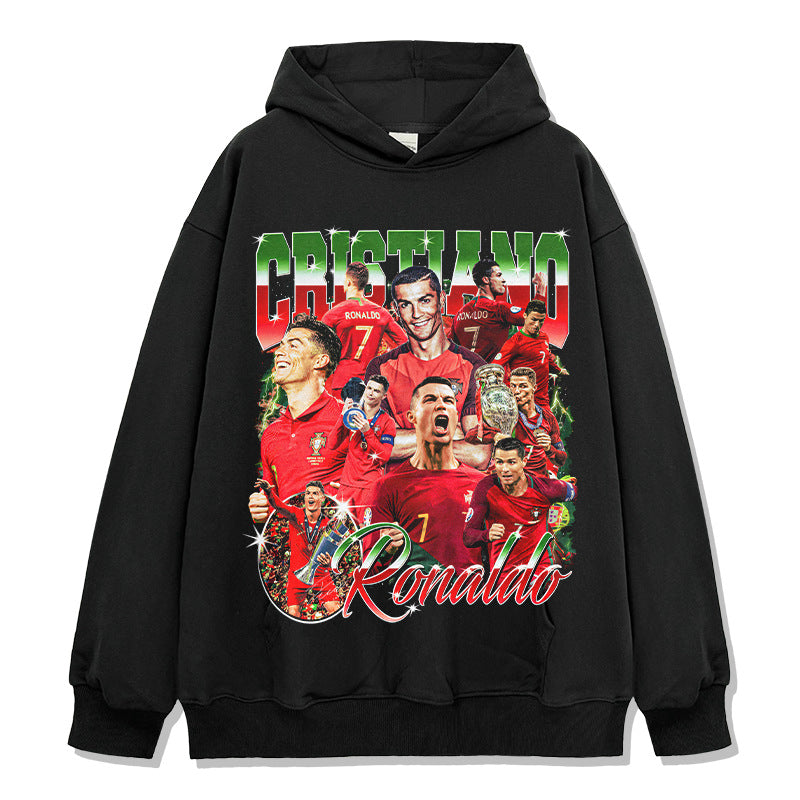 Cristiano Ronaldo No. 7 Fall/Winter Oversized Hoodie