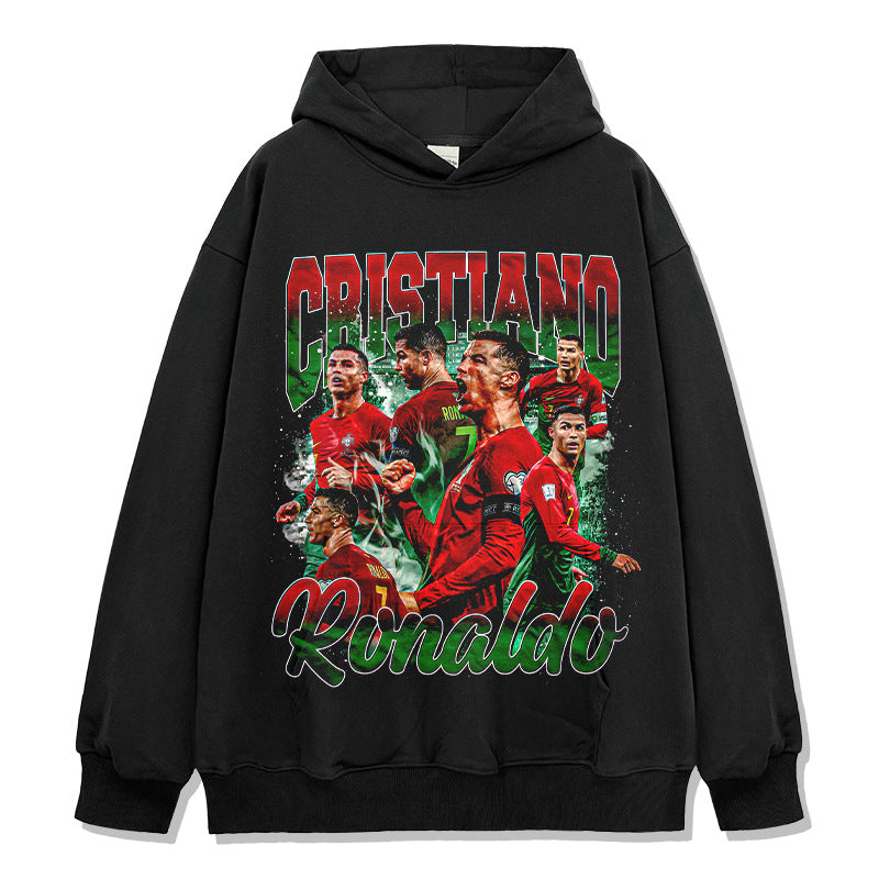 Cristiano Ronaldo No. 7 Fall/Winter Oversized Hoodie