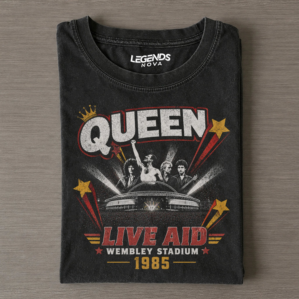 QUEEN live aid wembley stadium 1985 Tee