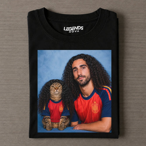 Funny Marc Cucurella & Cat Tee