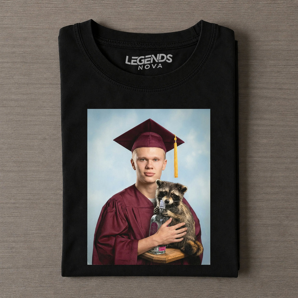 “Others hold trophies after matches, I hold my raccoon”T-shirt