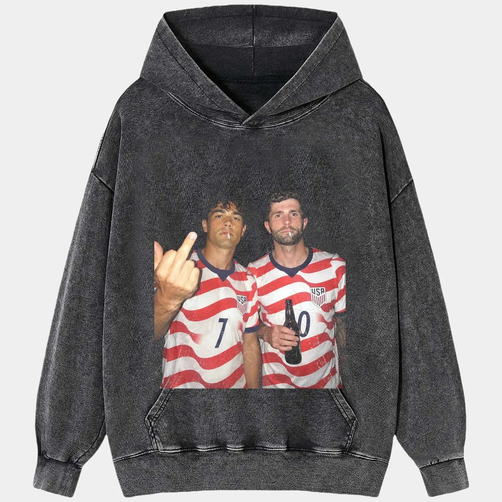 Giovanni Reyna & Christian Pulisic USA Soccer Style Tee 6
