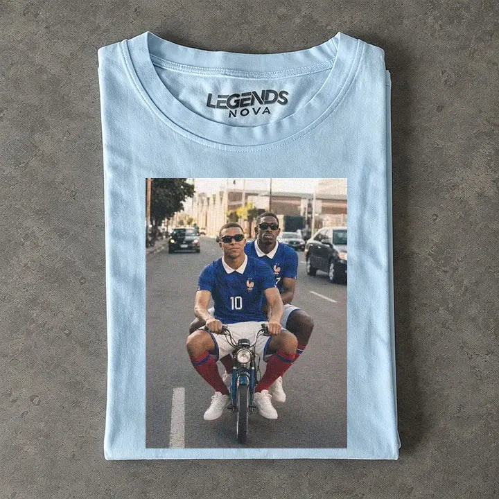 Ousmane Dembélé & Kylian Mbappé France Tee