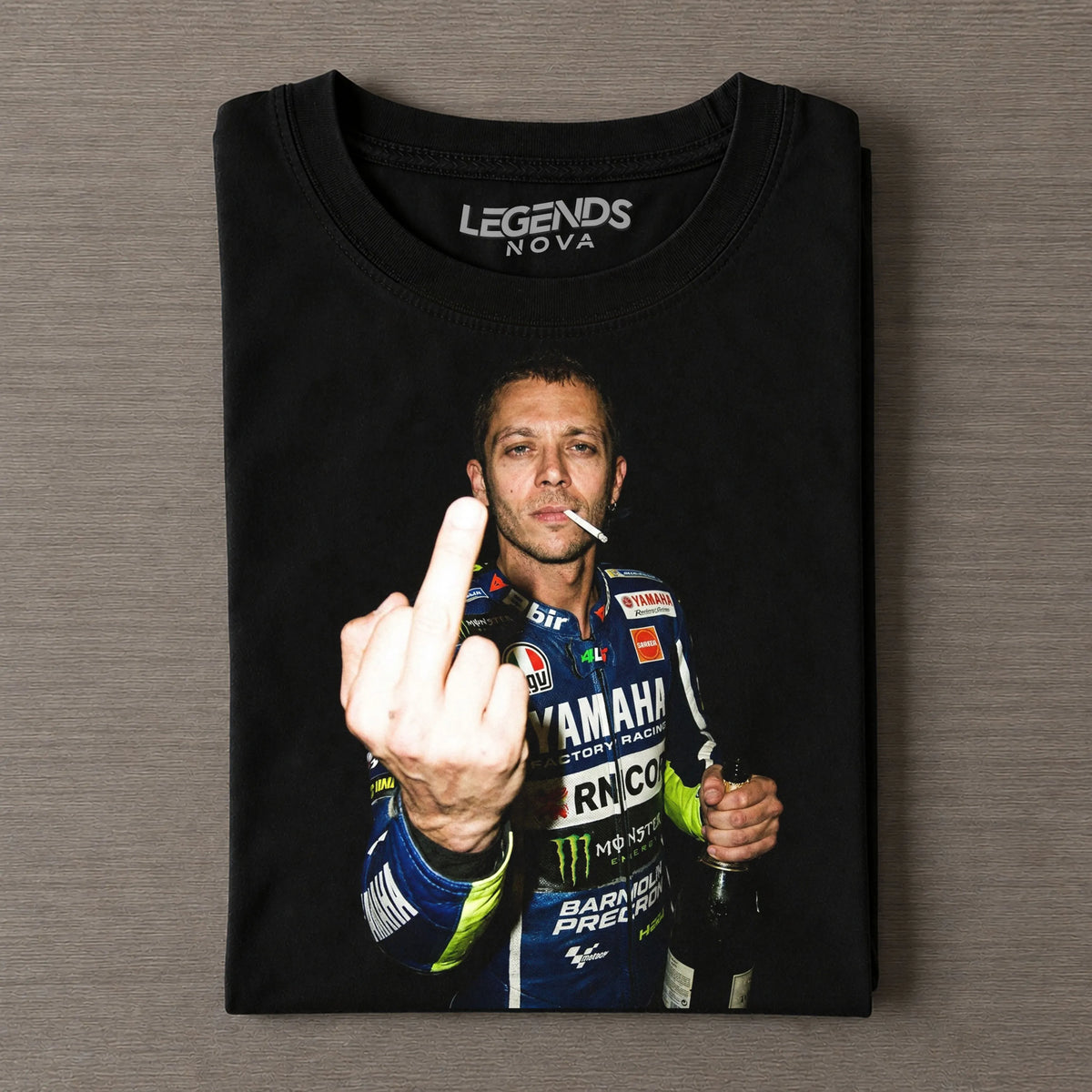 The Doctor Valentino Rossi #46 GOAT Moto GP Retro Tee