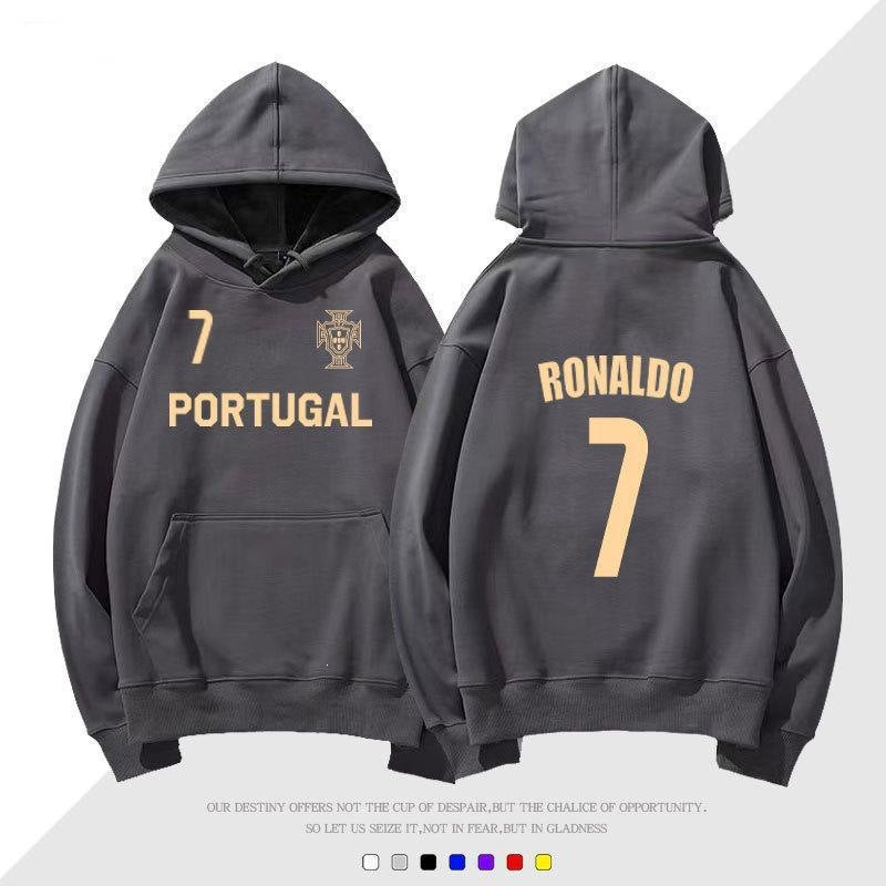 Cristiano Ronaldo No. 7 Fall/Winter Oversized Hoodie