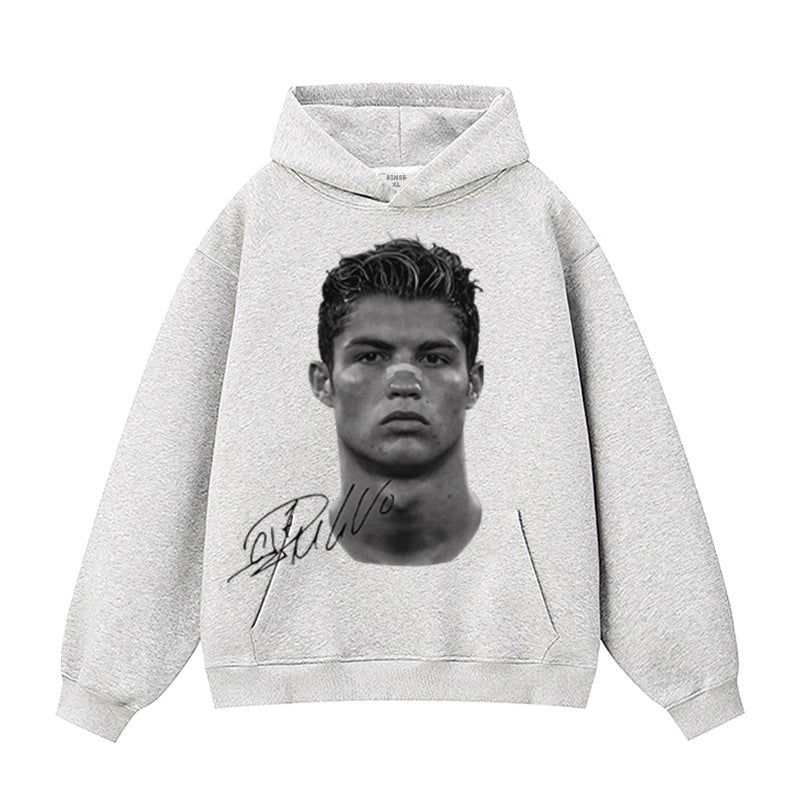Cristiano Ronaldo No. 7 Fall/Winter Oversized Hoodie