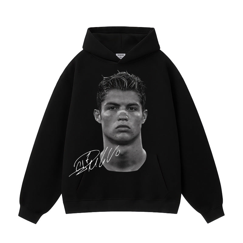 Cristiano Ronaldo No. 7 Fall/Winter Oversized Hoodie
