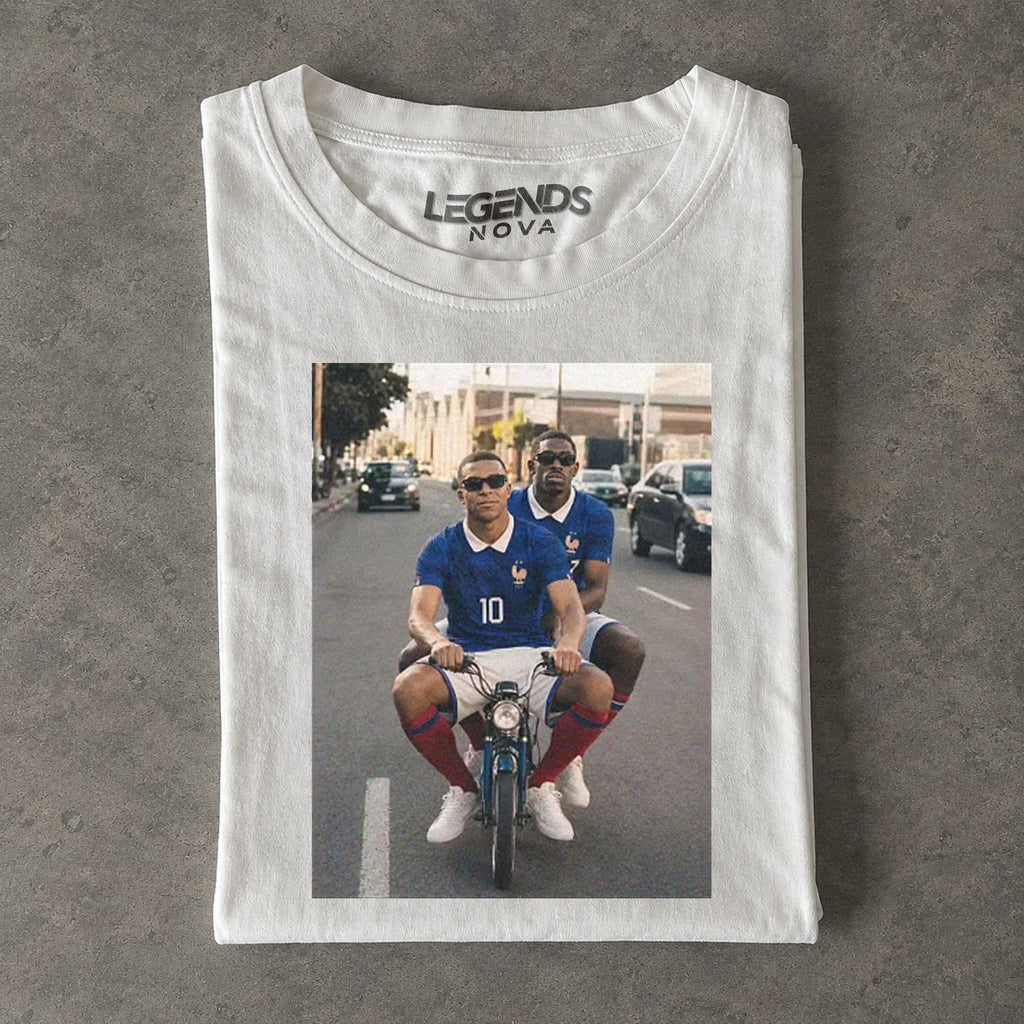 Ousmane Dembélé & Kylian Mbappé France Tee
